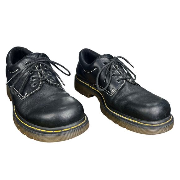 Vintage Dr. Martens Men’s Black Leather Lace Up Oxford Size US 13 main image 4